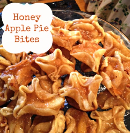 honey apple pie bites