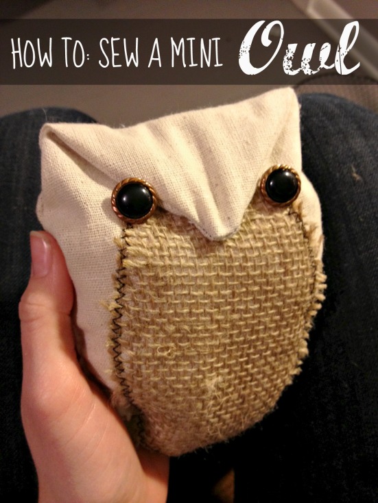 how to sew owl