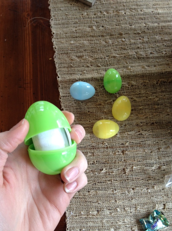 Clues were tucked inside each egg.